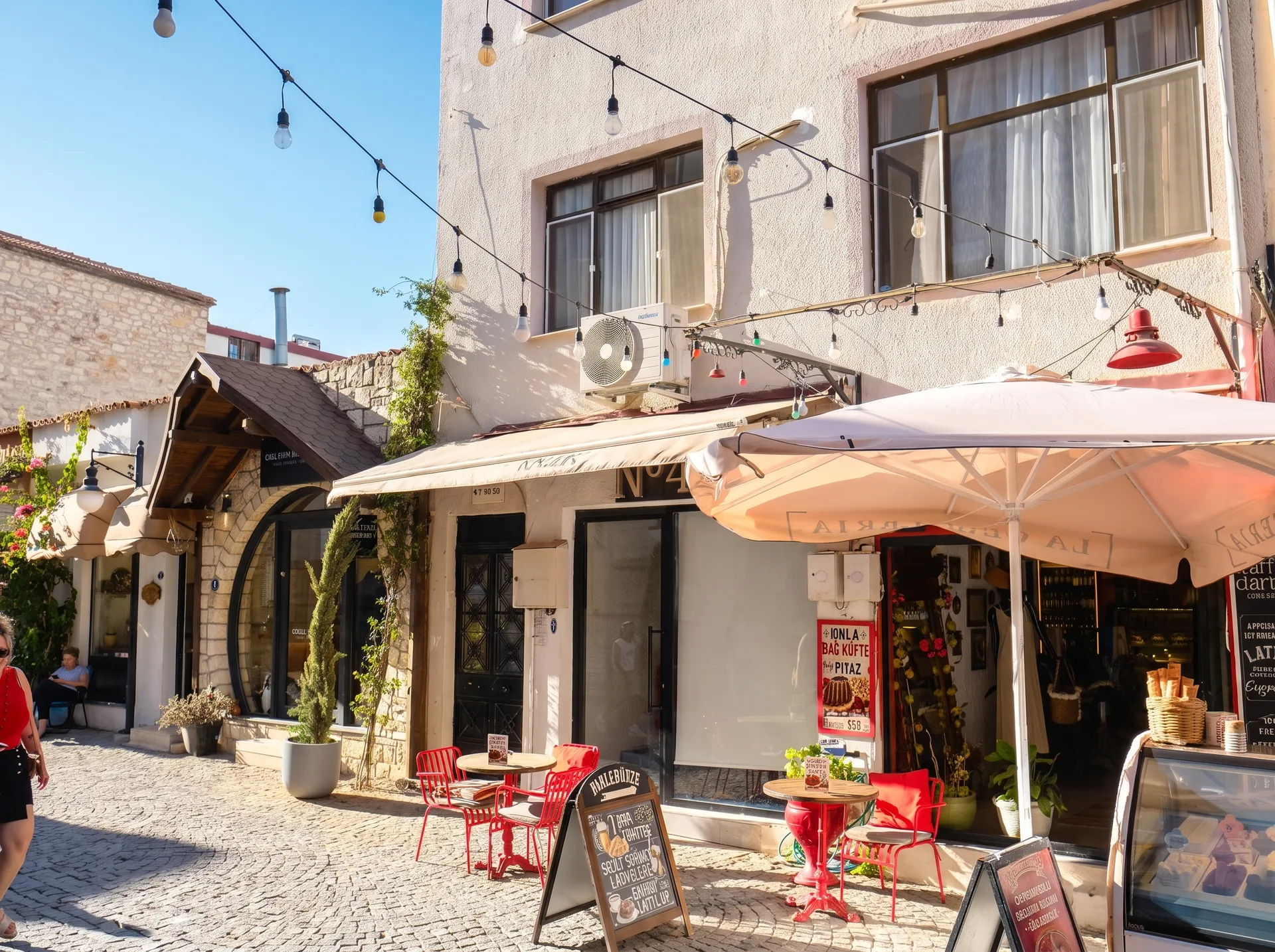 URLA SANAT SOKAĞI’NDA AVLULU 2 DÜKKÂNLI KOMPLE BİNA