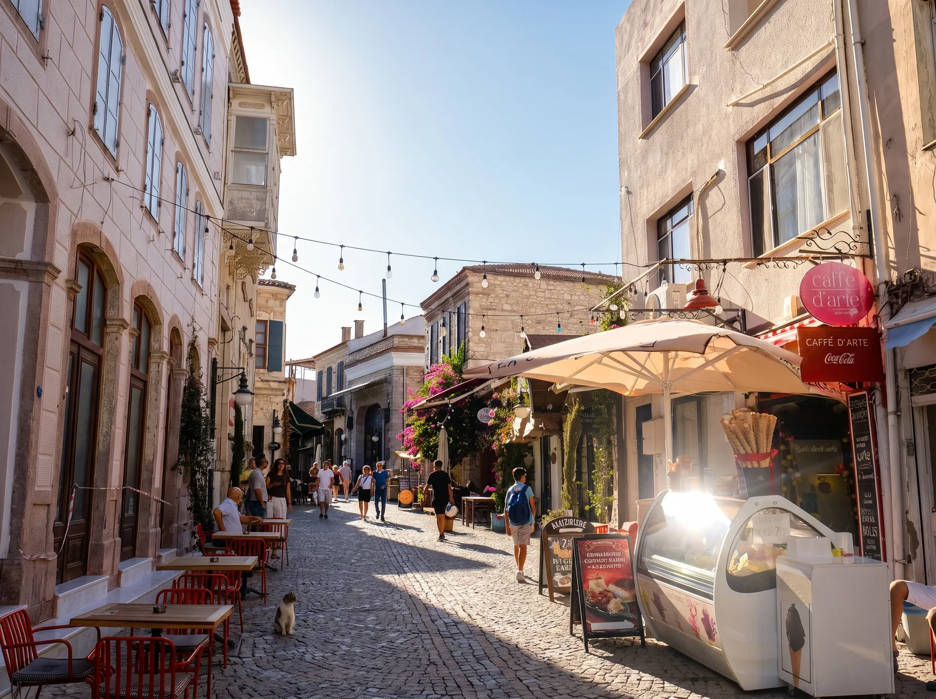 URLA SANAT SOKAĞI’NDA AVLULU 2 DÜKKÂNLI KOMPLE BİNA