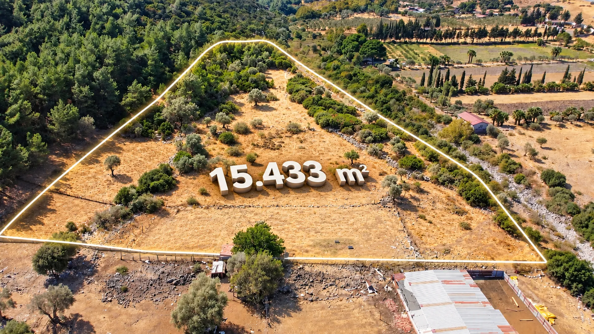 ChatGPT Image 25 Eyl 2026 13_00_25 URLA ZEYTİNLER’DE İYTE SINIRINDA 15.433,85 M² TARLA